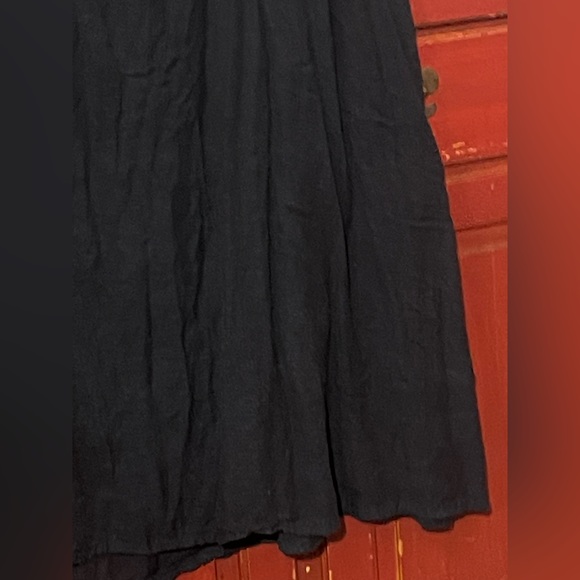 vintage dress semi sheer crochet top sleeveless maxi India rayon medium - Picture 6 of 8